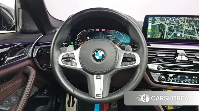 BMW 5 Series (G30) 2021 Черный из Кореи, фото 4