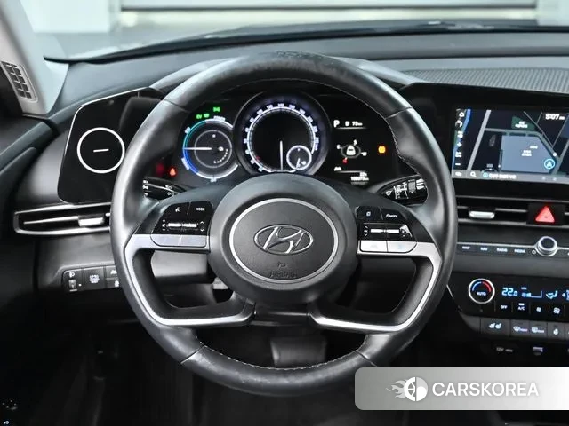 Hyundai Avante Hybrid (CN7) 2022 Серый из Кореи, фото 4