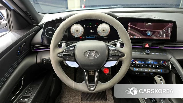 Hyundai Avante (CN7) 2022 Небесно-голубой из Кореи, фото 4