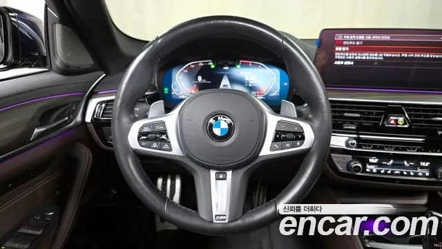 BMW 5 Series (G30) 2021 Черный из Кореи, фото 4