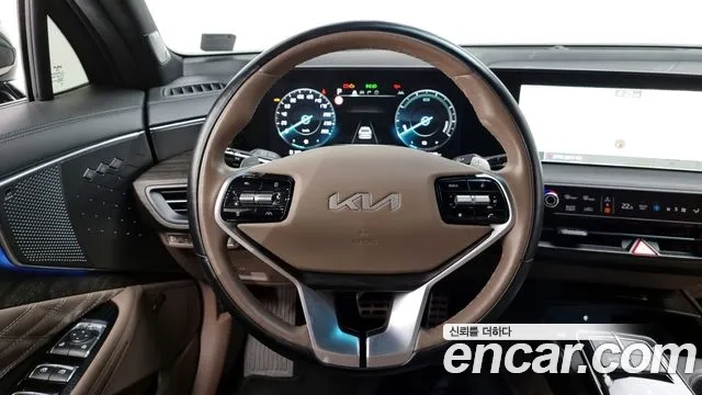 Kia K8 Hybrid 2022 Темно-зеленый из Кореи, фото 4