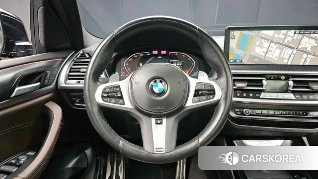 BMW X3 (G01) 2022 Черный из Кореи, фото 4