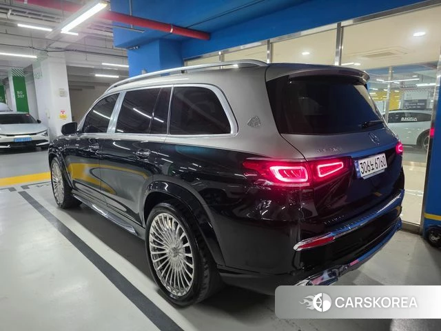 Mercedes-Benz GLS - Class X167 2023 Темно-зеленый из Кореи, фото 4