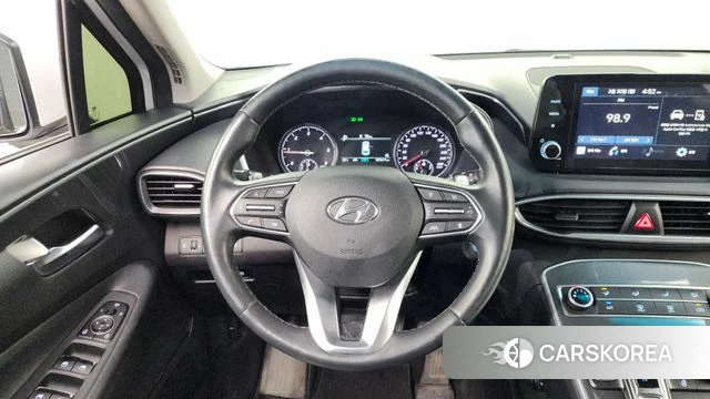 Hyundai The New Santa Fe 2021 Белый из Кореи, фото 4