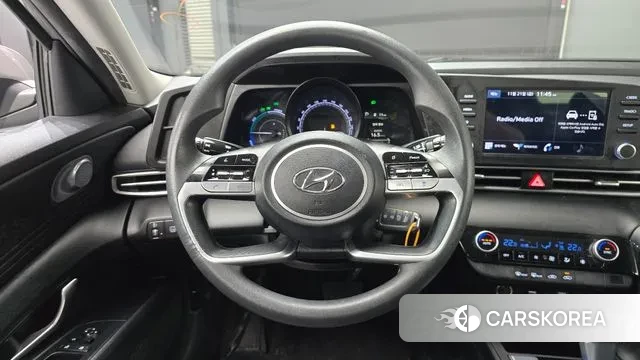 Hyundai Avante Hybrid (CN7) 2021 Серый из Кореи, фото 4