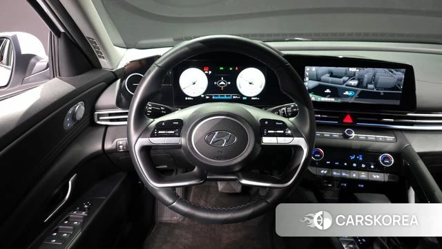 Hyundai Avante Hybrid (CN7) 2021 Белый из Кореи, фото 4