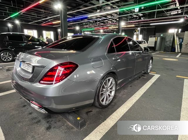 Mercedes-Benz S-Class W222 2018 Небесно-голубой из Кореи, фото 4