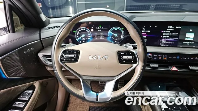 Kia K8 Hybrid 2021 Белый из Кореи, фото 4