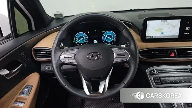 Hyundai The New Santa Fe 2023 Белый из Кореи, фото 4