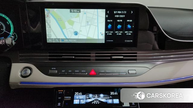 Hyundai The New Grandeur IG Hybrid 2022 Белый из Кореи, фото 4