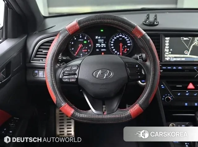 Hyundai Avante AD 2018 Черный из Кореи, фото 4