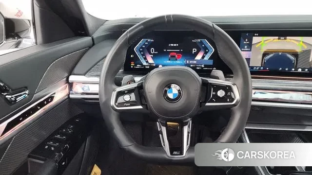 BMW 7 Series (G70) 2023 Черный из Кореи, фото 4