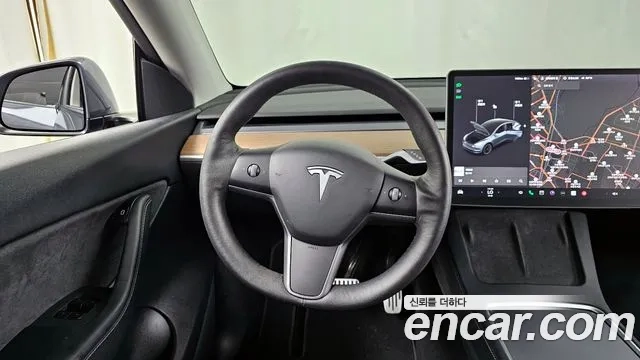 Tesla Model Y 2021 Серый из Кореи, фото 4