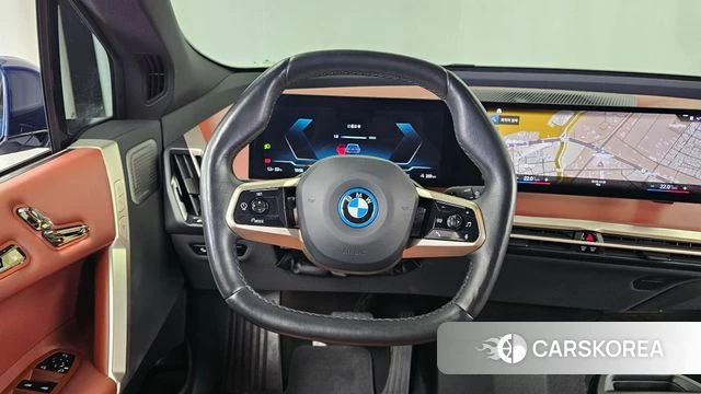BMW iX 2023 Синий из Кореи, фото 4
