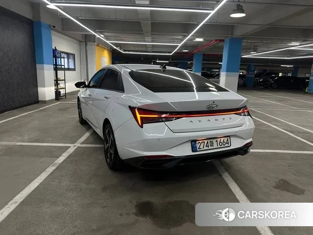 Hyundai Avante (CN7) 2022 Белый из Кореи, фото 4