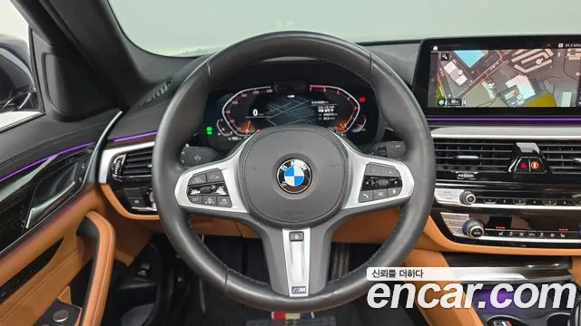 BMW 5 Series (G30) 2021 Черный из Кореи, фото 4