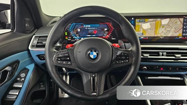 BMW M3 (G80) 2024 Черный из Кореи, фото 4