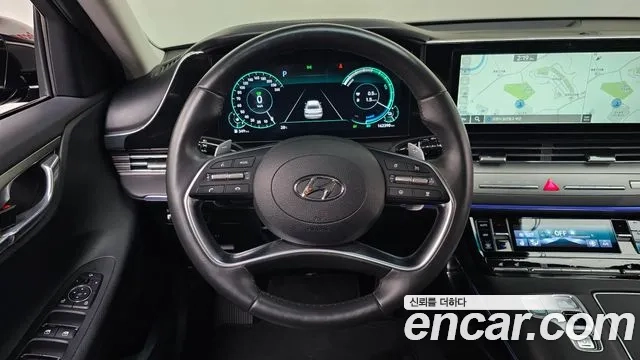 Hyundai The New Grandeur IG Hybrid 2022 Черный из Кореи, фото 4