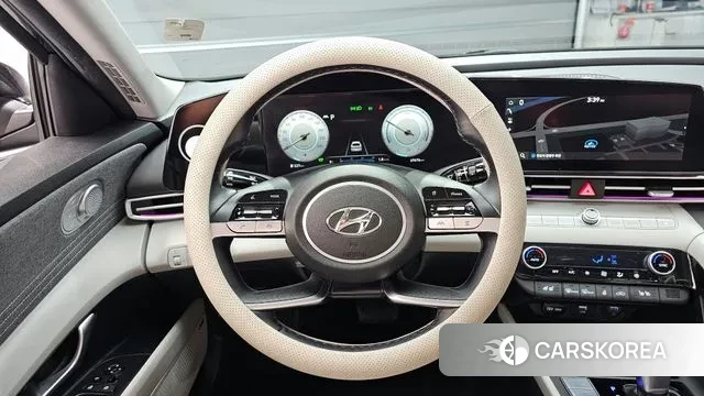 Hyundai Avante Hybrid (CN7) 2021 Черный из Кореи, фото 4