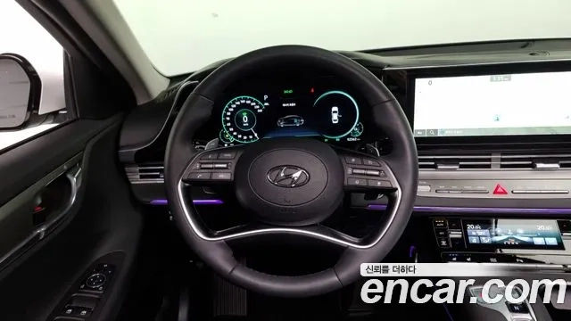 Hyundai The New Grandeur IG Hybrid 2022 Белый из Кореи, фото 4