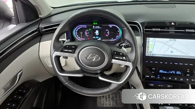 Hyundai Tucson Hybrid (NX4) 2021 Белый из Кореи, фото 4