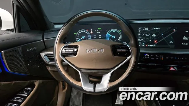 Kia K8 Hybrid 2023 Белый из Кореи, фото 4