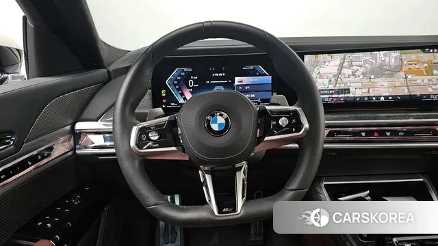 BMW 7 Series (G70) 2023 Черный из Кореи, фото 4