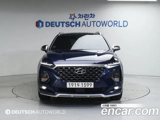 Hyundai Santa Fe TM 2019 Синий из Кореи, фото 4