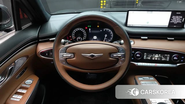 Genesis GV70 2023 Темно-зеленый из Кореи, фото 4