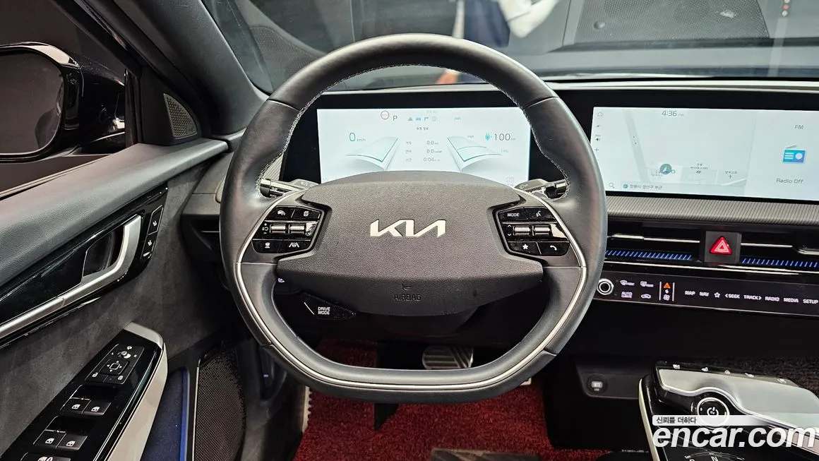 Kia EV6 2022 Синий из Кореи, фото 4