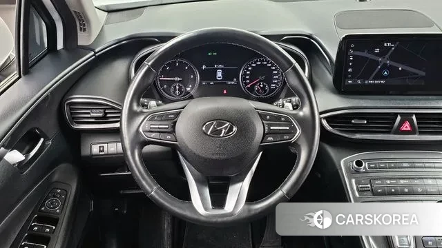 Hyundai The New Santa Fe 2021 Белый из Кореи, фото 4