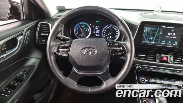 Hyundai Grandeur IG Hybrid 2019 Черный из Кореи, фото 4