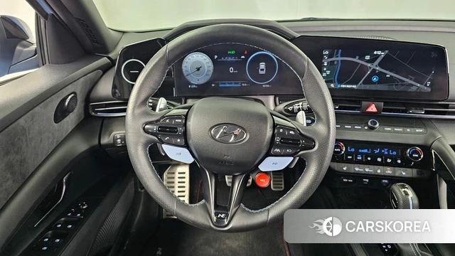 Hyundai Avante (CN7) 2022 Небесно-голубой из Кореи, фото 4
