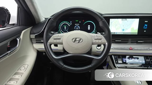 Hyundai The New Grandeur IG Hybrid 2022 Белый из Кореи, фото 4