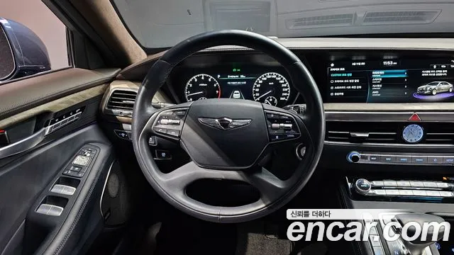 Genesis G90 2021 Синий из Кореи, фото 4