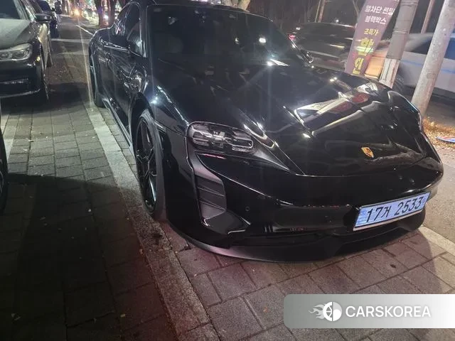 Porsche Taycan 2022 Черный из Кореи, фото 4