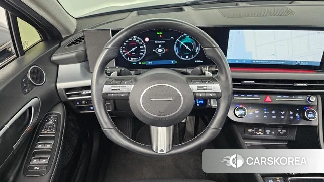 Hyundai Sonata D Edge Hybrid (DN8) 2024 Светло-серебряный цвет из Кореи, фото 4