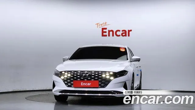 Hyundai The New Grandeur IG Hybrid 2022 Белый из Кореи, фото 4