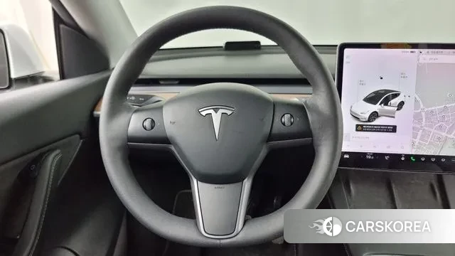 Tesla Model Y 2021 Белый из Кореи, фото 4