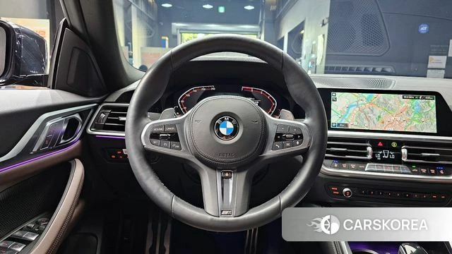 BMW 4 Series (G22) 2023 Черный из Кореи, фото 4