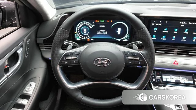 Hyundai The New Grandeur IG Hybrid 2021 Серый из Кореи, фото 4