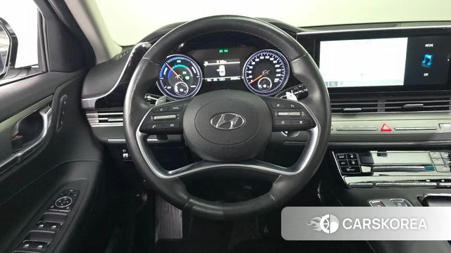 Hyundai The New Grandeur IG Hybrid 2022 Белый из Кореи, фото 4