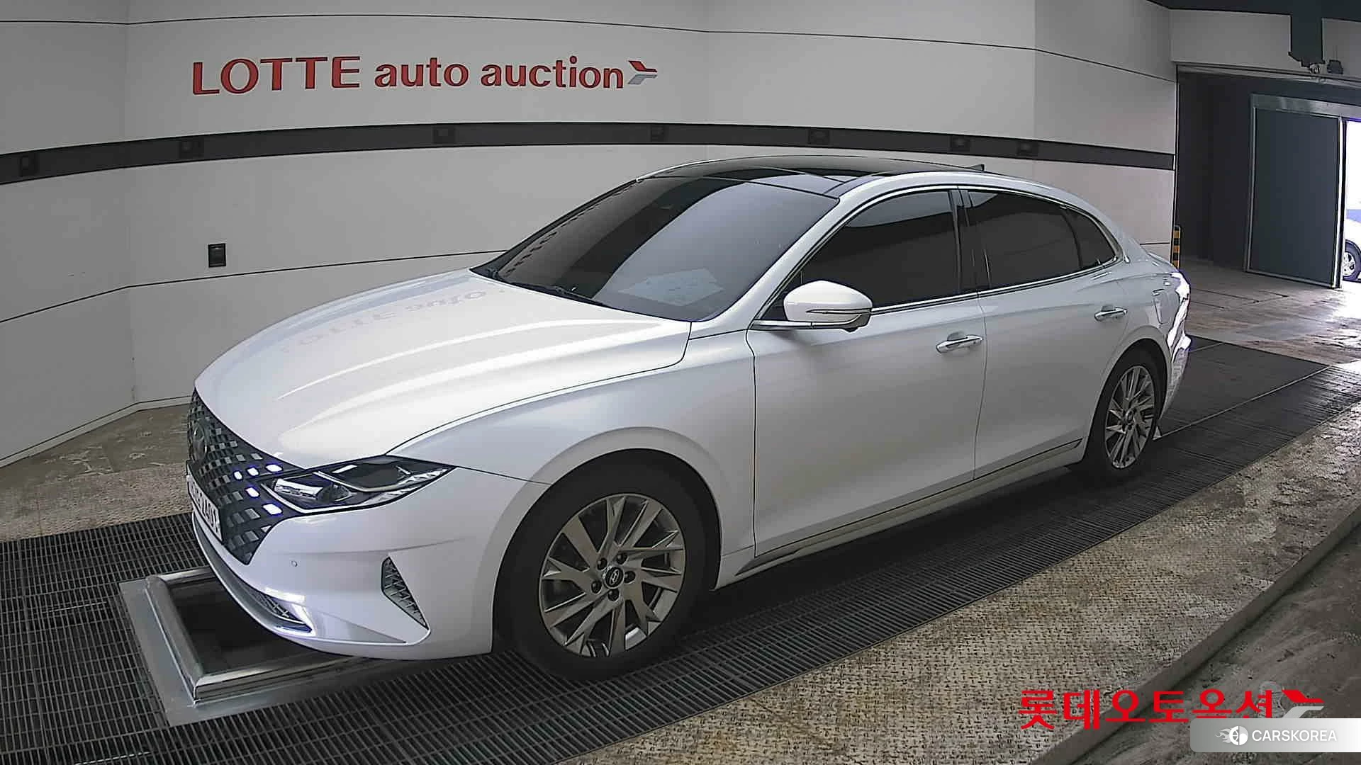 Hyundai Grandeur Hybrid 2021 White cream (optional) из Кореи, фото 4