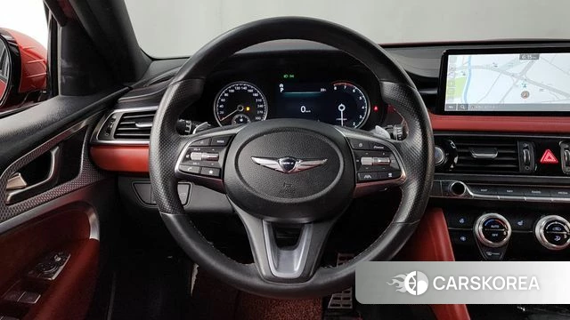 Genesis The New G70 2021 Красный из Кореи, фото 4