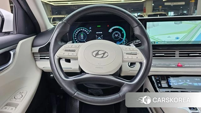 Hyundai The New Grandeur IG Hybrid 2021 Белый из Кореи, фото 4