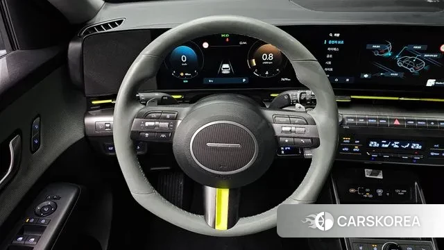 Hyundai Kona (SX2) 2023 Светло-зеленый из Кореи, фото 4