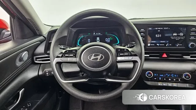 Hyundai The New Avante Hybrid (CN7) 2023 Красный из Кореи, фото 4