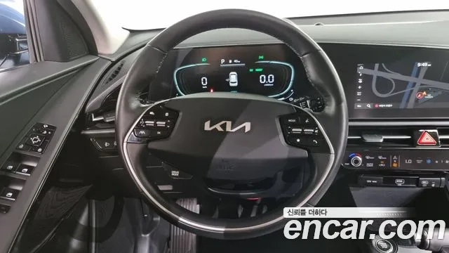 Kia Di Ol Nu Niro 2022 Небесно-голубой из Кореи, фото 4