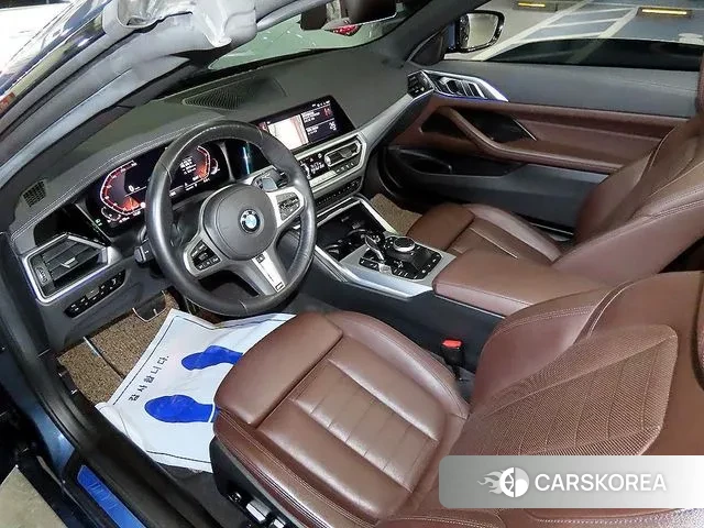 BMW 4 Series (G22) 2023 Синий из Кореи, фото 4