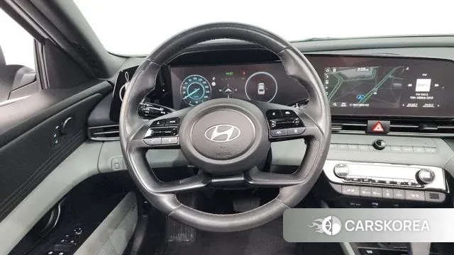 Hyundai The New Avante Hybrid (CN7) 2023 Белый из Кореи, фото 4